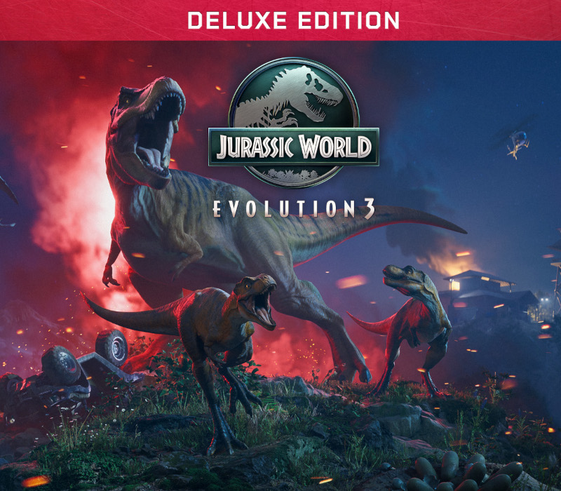 Jurassic World Evolution 3 Deluxe Edition PC Steam CD Key cover art