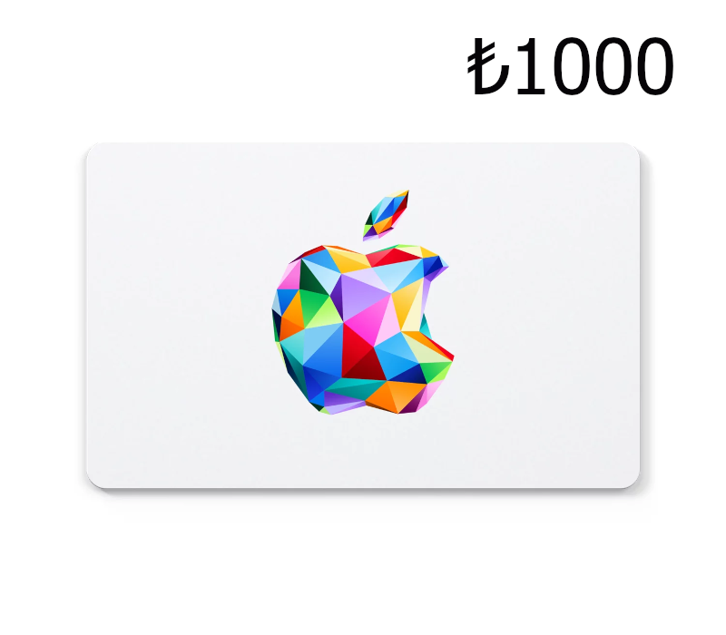 Capa de Apple ₺1000 Gift Card TR