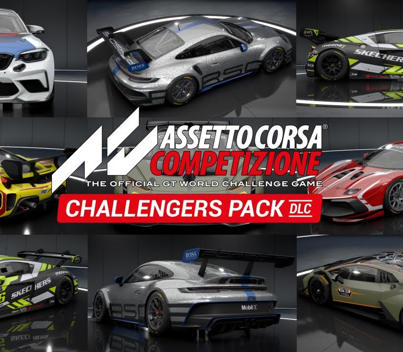 Assetto Corsa Competizione - Challengers Pack DLC PC Steam CD Key cover art