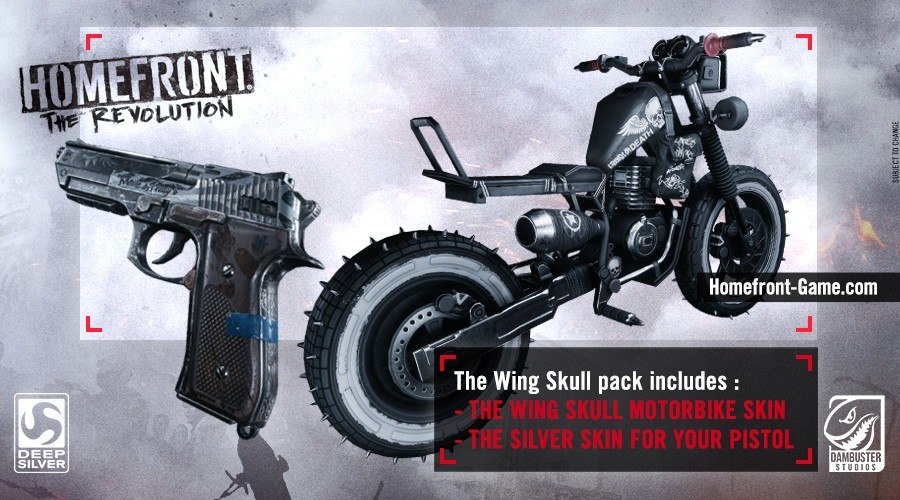 Homefront: The Revolution - Wing Skull Pack DLC PC Steam CD Key screenshot 5