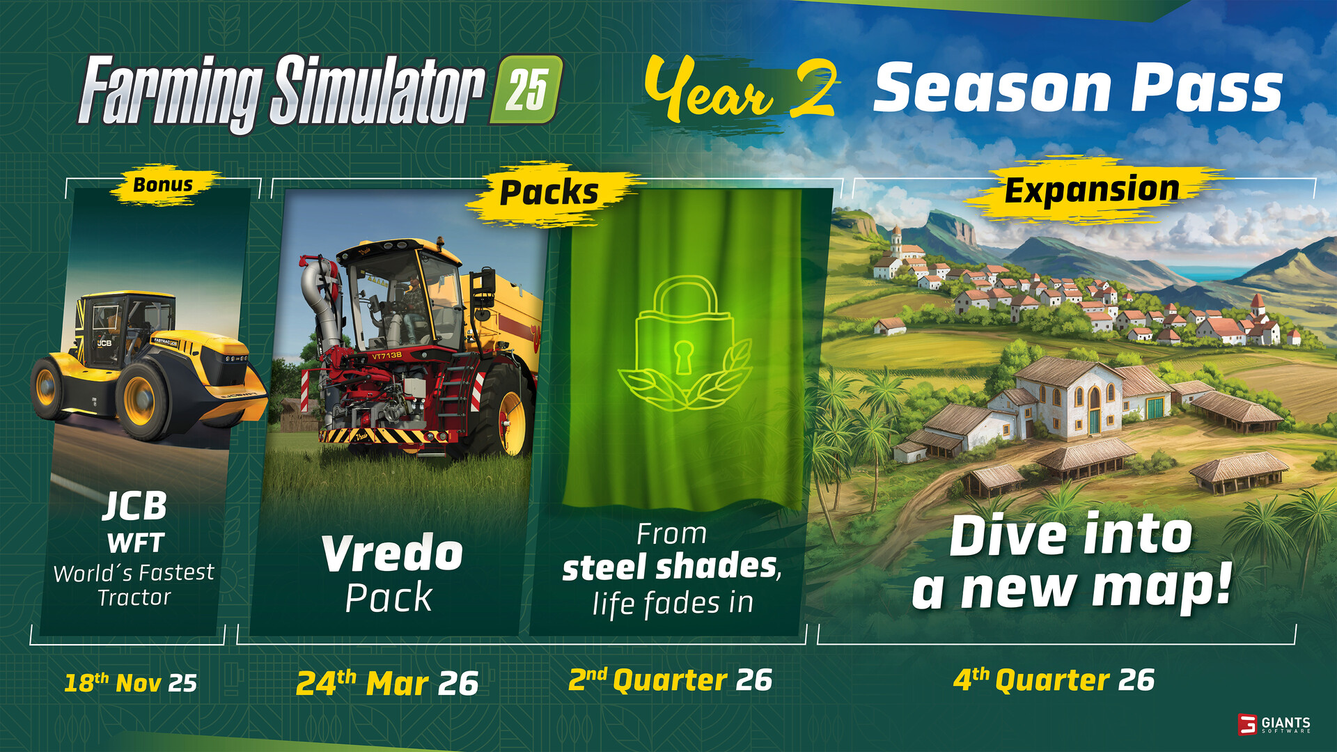 Farming Simulator 25 - Year 2 Season Pass DLC PC Steam CD Key screenshot 1