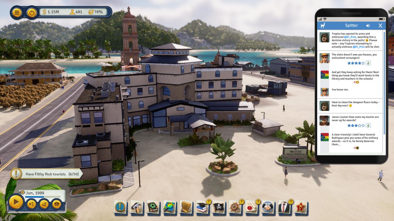 Tropico 6 - Spitter DLC RU/CIS Steam CD Key screenshot 4