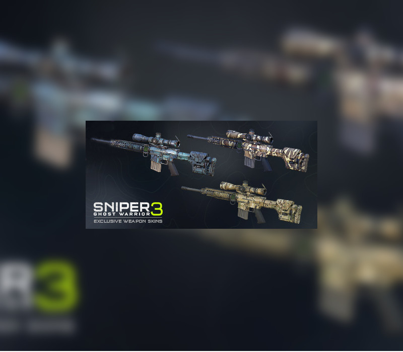 Sniper Ghost Warrior 3 - Hexagon Ice weapon skin pack DLC Steam CD Key cover art