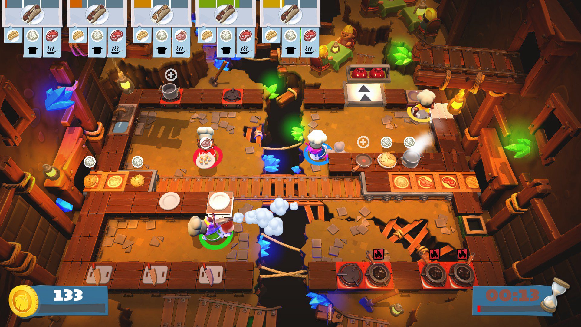 Overcooked! 2 - Too Many Cooks Pack DLC EMEA PC Steam CD Key screenshot 4
