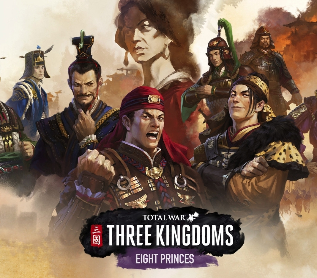 Total War: THREE KINGDOMS - Eight Princes DLC PC Steam Altergift cover art