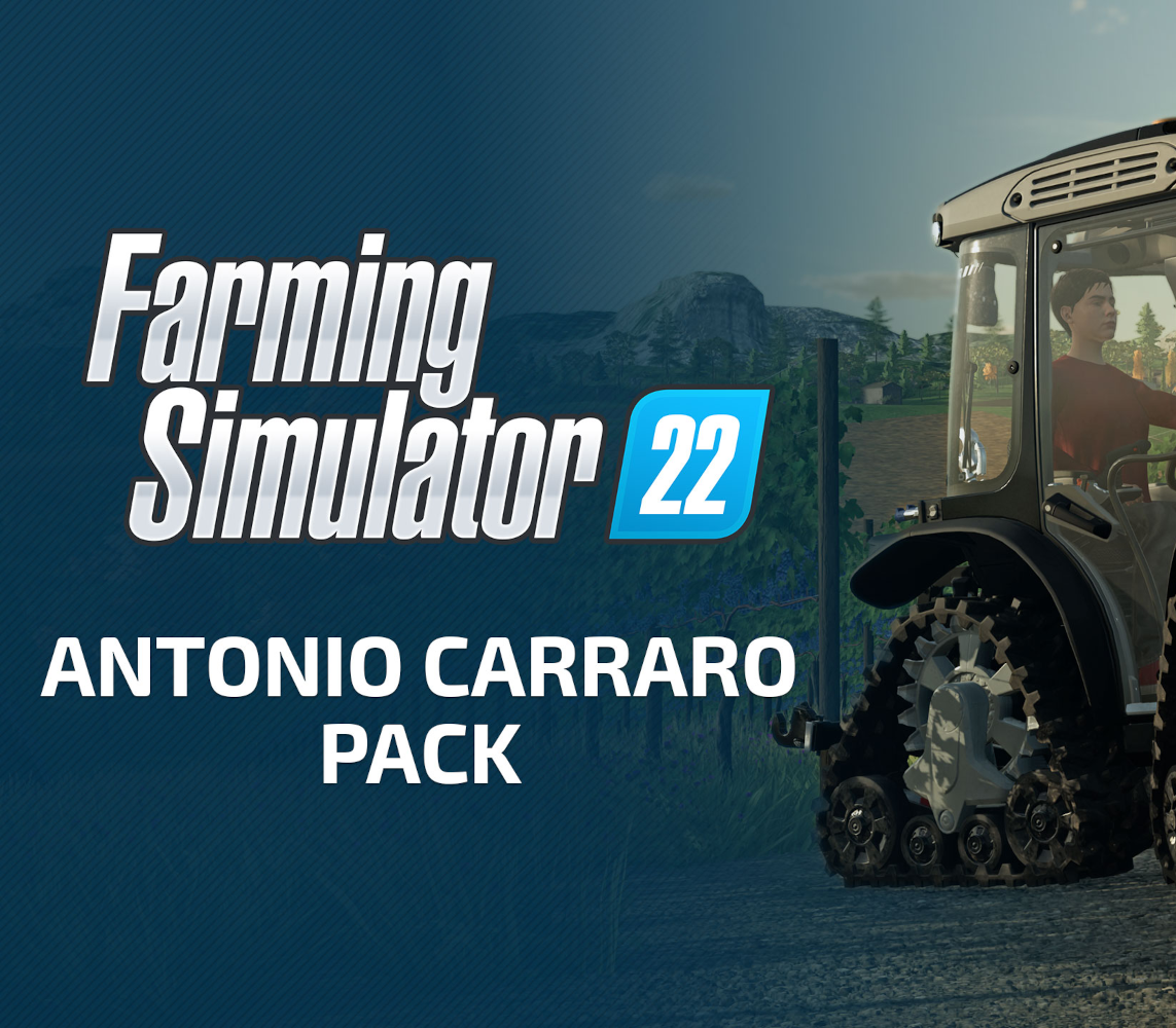 Farming Simulator 22 - ANTONIO CARRARO Pack DLC PC Steam CD Key cover art