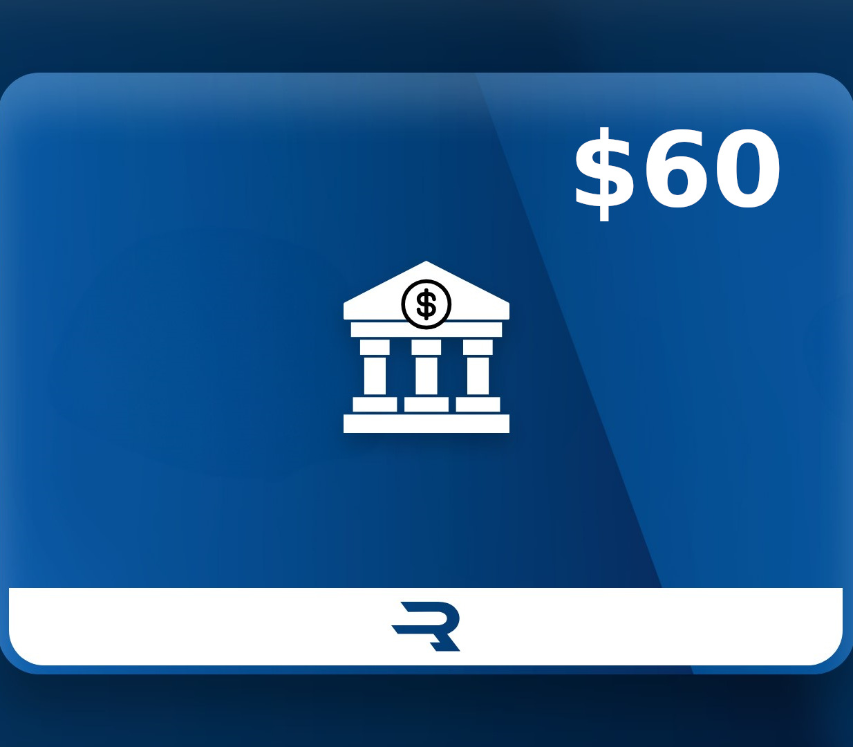 Rewarble Bank Transfer USD 60 Gift Card cover art