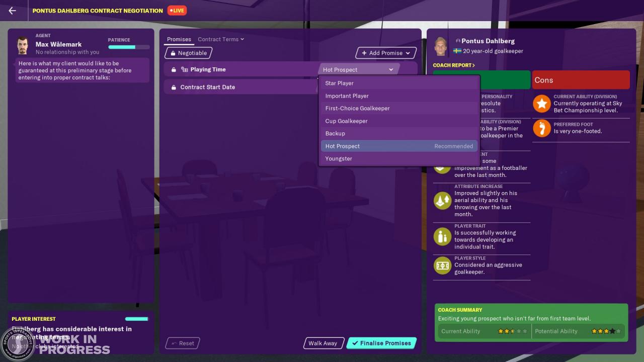 Football Manager Touch 2020 EU PC Steam CD Key screenshot 3