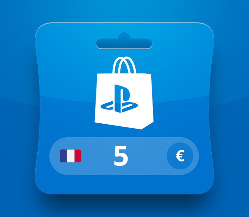 Copertina di PlayStation Network EUR 5 Gift Card FR