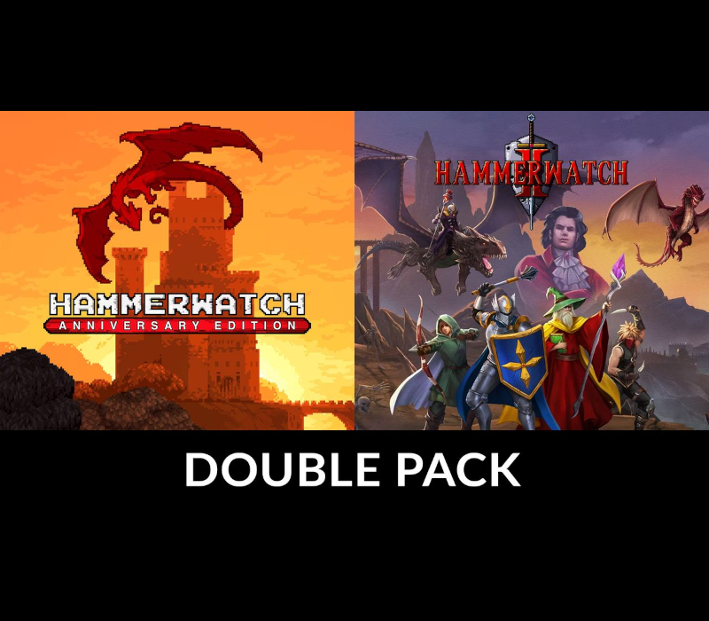 Hammerwatch Anniversary Edition & Hammerwatch II Bundle PC Steam CD Key cover art