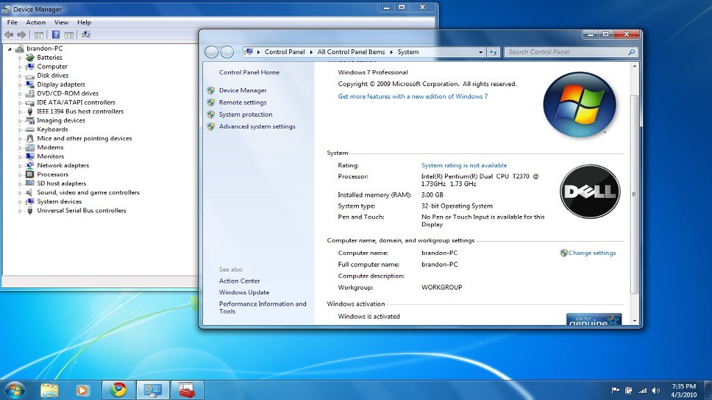 Captura de pantalla 3 de Windows 7 Home Premium OEM Key