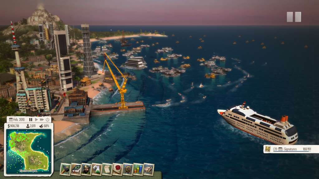 Tropico 5 - Waterborne DLC EU PC Steam CD Key screenshot 1