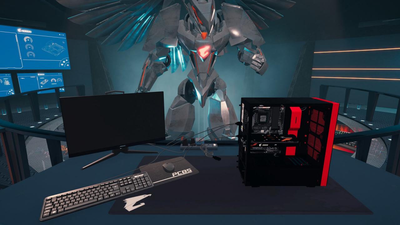 PC Building Simulator - AORUS Workshop DLC Steam CD Key screenshot 1