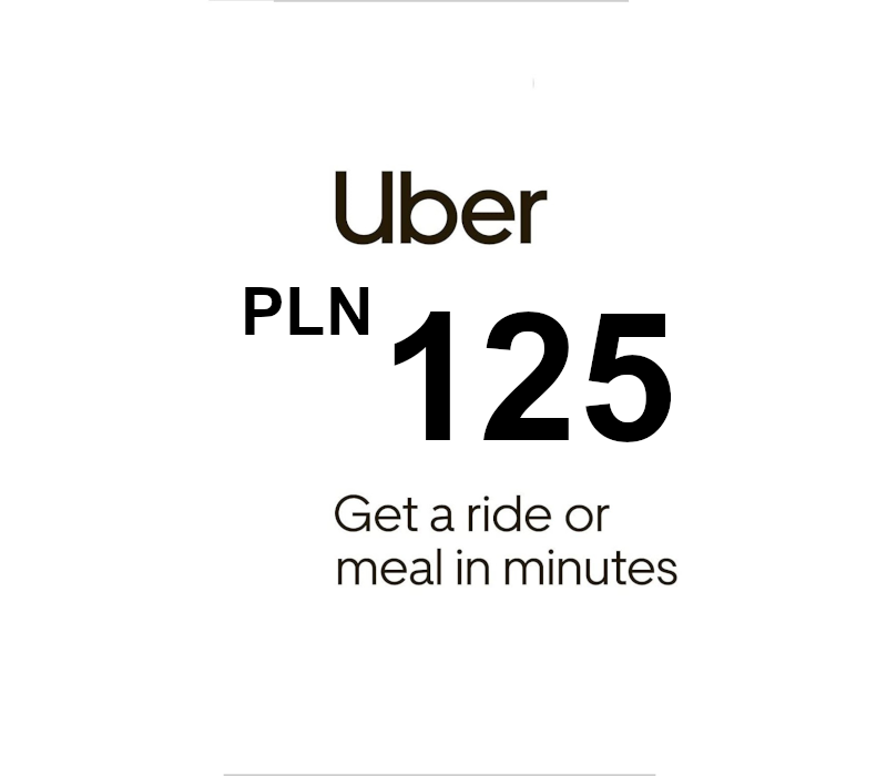 Uber PLN 125 Gift Card PL cover art