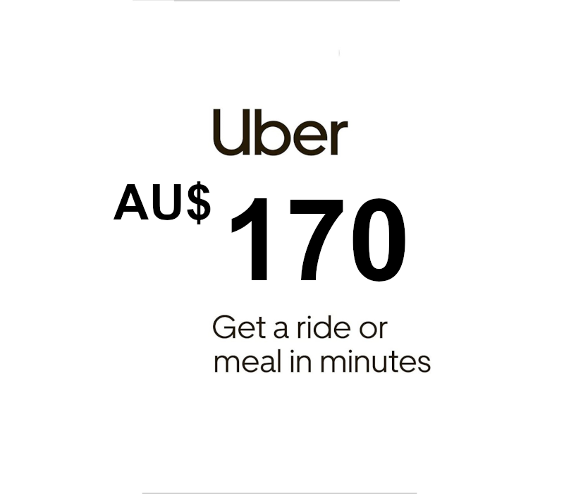 Capa de Uber AUD 170 Gift Card AU