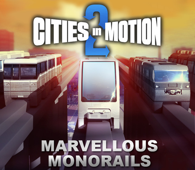 Cities In Motion 2 - Marvellous Monorails DLC EU PC Steam CD Key cover art