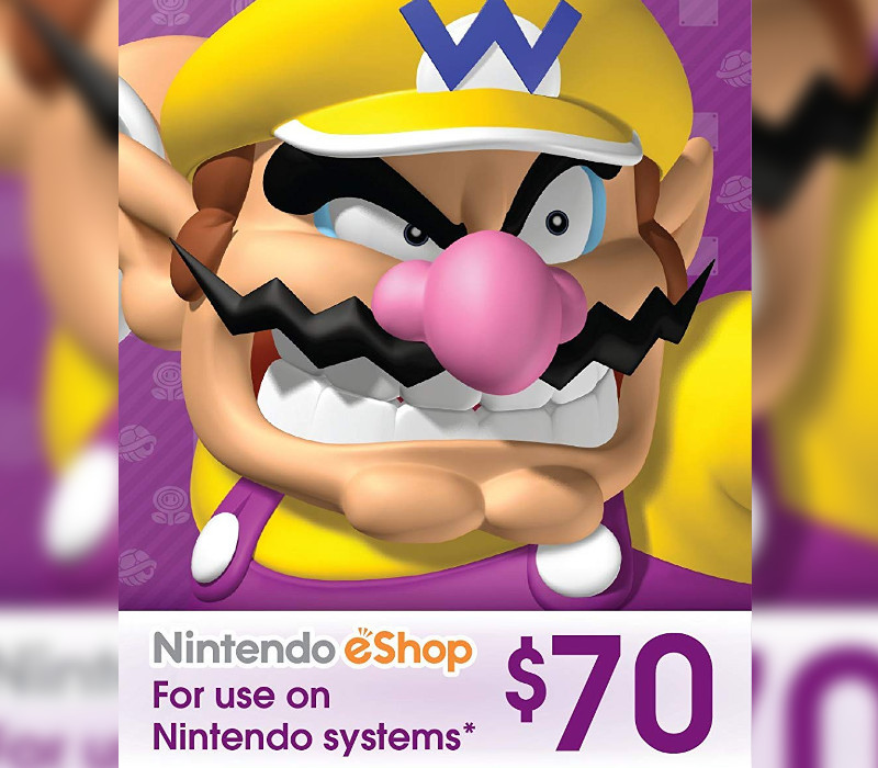 Copertina di Nintendo eShop Prepaid Card $70 CA Key