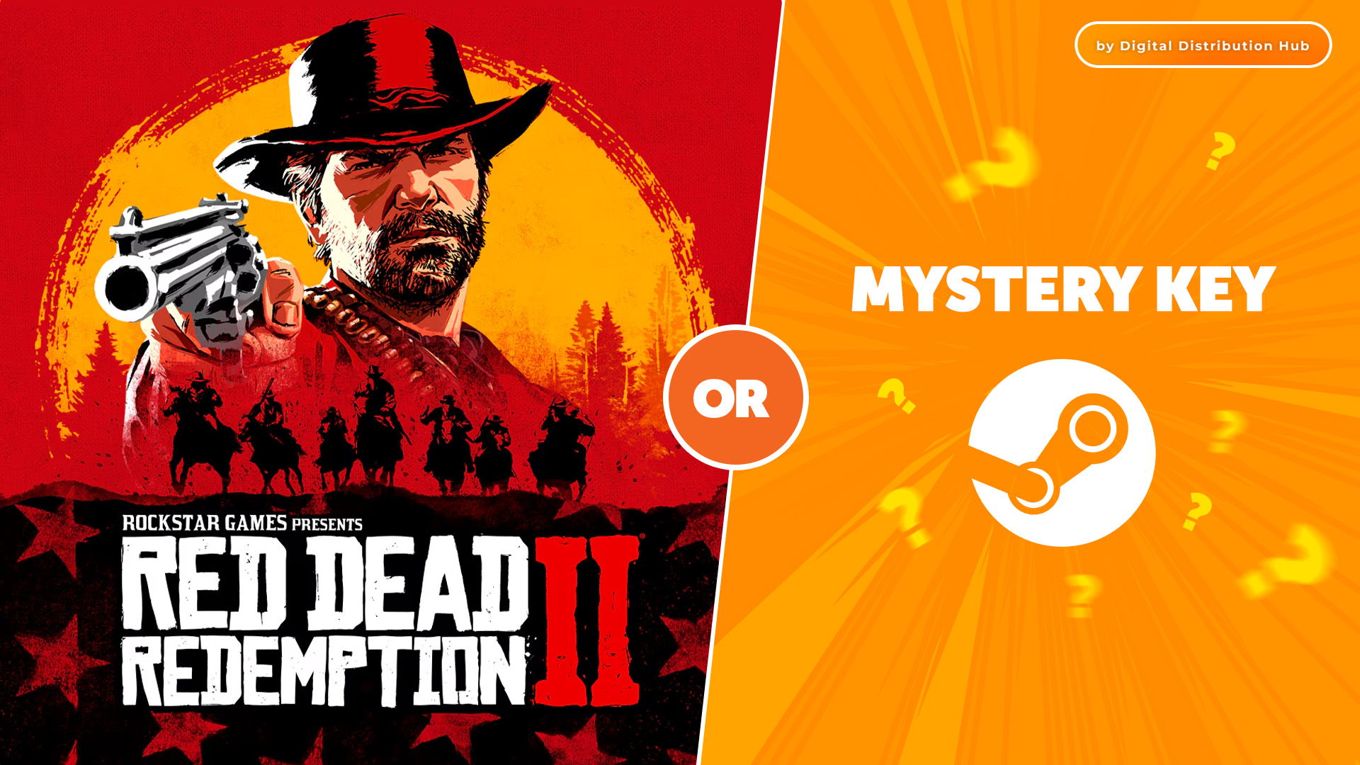Red Dead Redemption 2 or Mystery Steam CD Key by Digital Distribution Hub screenshot 1