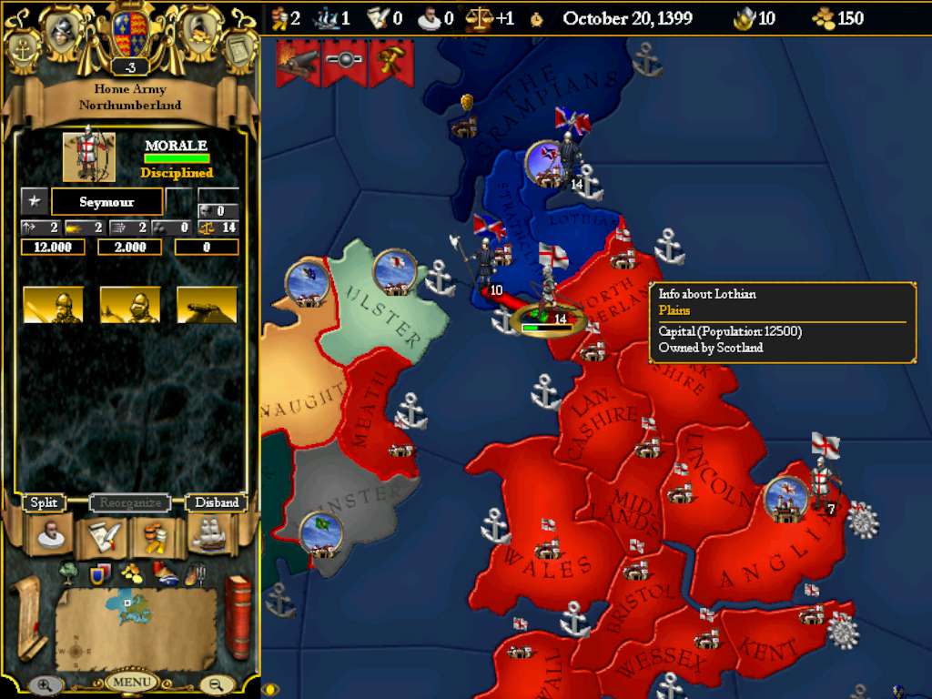For The Glory: A Europa Universalis Game EU PC Steam CD Key screenshot 1
