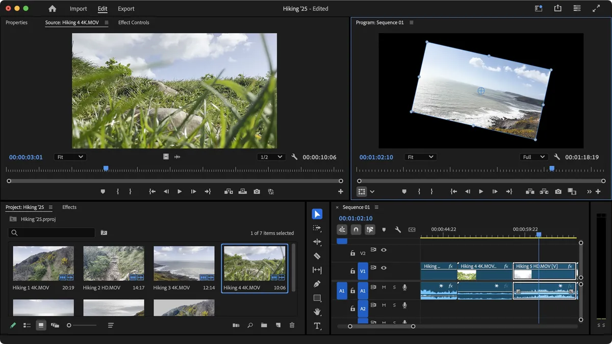 Screenshot 5 di Adobe Premiere Pro 2025 (1 Year / 1 PC / MAC)