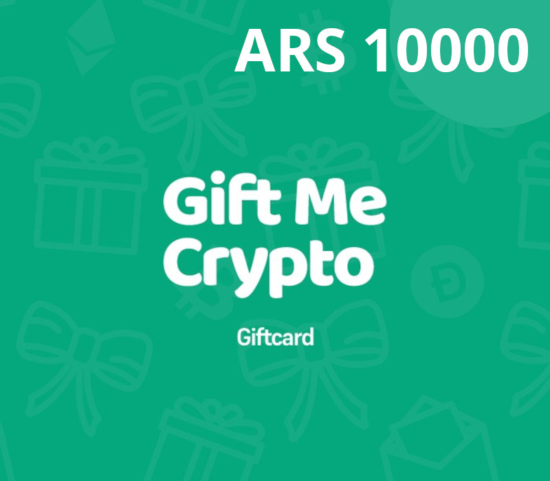 Capa de Gift Me Crypto ARS 10000 Gift Card