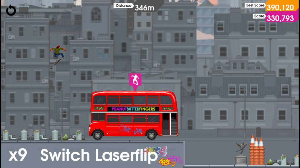 Ảnh chụp màn hình 4 của OlliOlli PC Steam CD Key