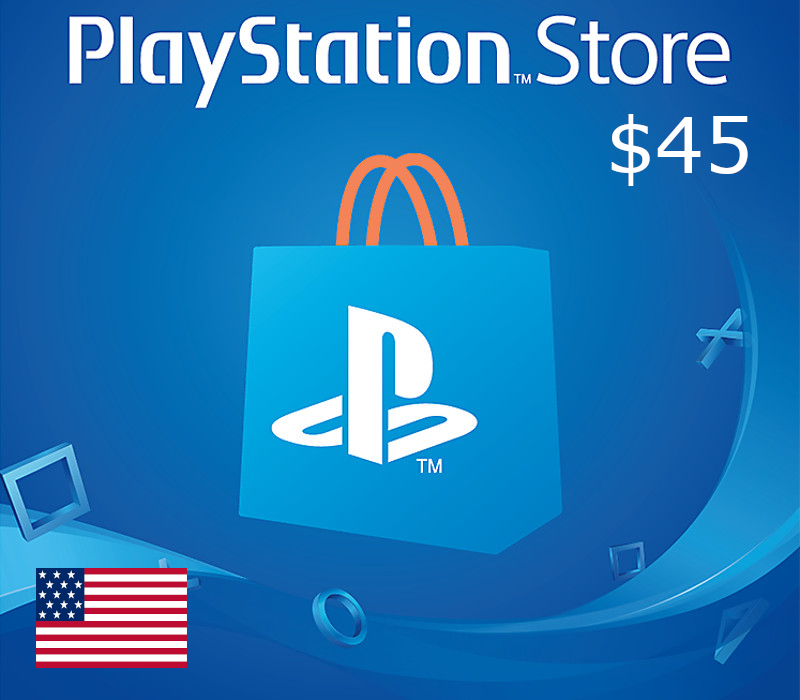 PlayStation Network Card $45 QA 커버 아트