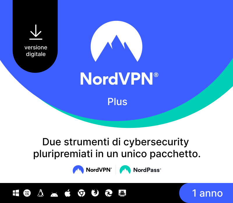 NordVPN Plus IT Key (1 Year / 10 Devices) cover art