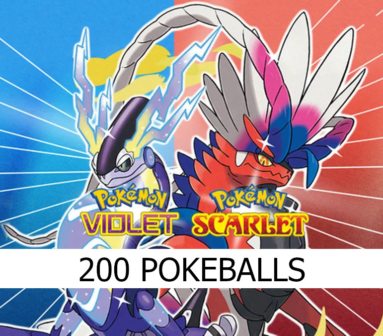 Okładka Pokemon Scarlet & Violet - 200 Pokeballs DLC EU Nintendo Switch CD Key
