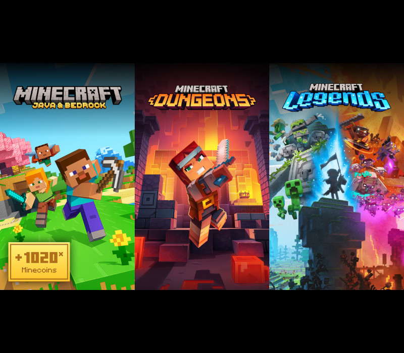 Cover von Minecraft Triple Bundle PC Windows Account