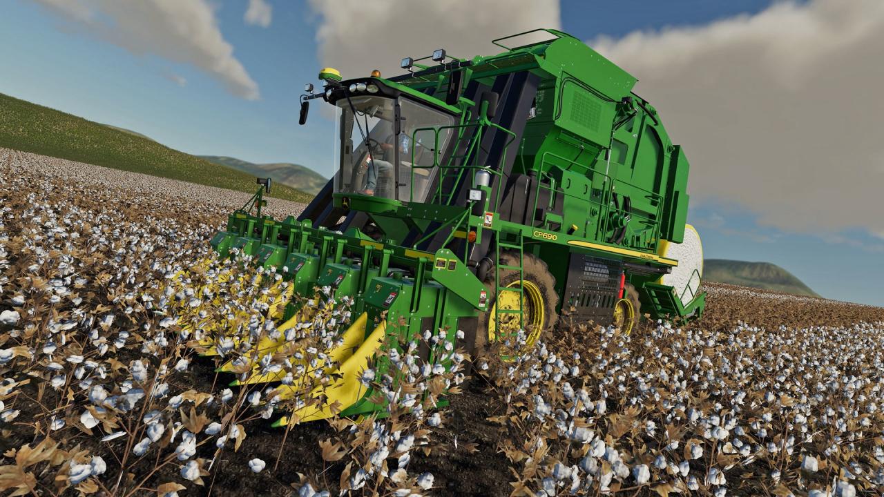 Farming Simulator 19 - John Deere Cotton DLC PC Steam CD Key screenshot 4
