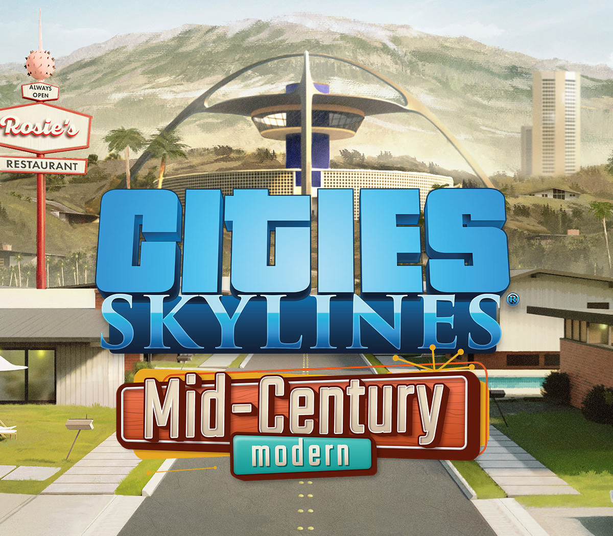 Cover von Cities: Skylines - Content Creator Pack: Mid-Century Modern DLC EU PC Steam CD Key