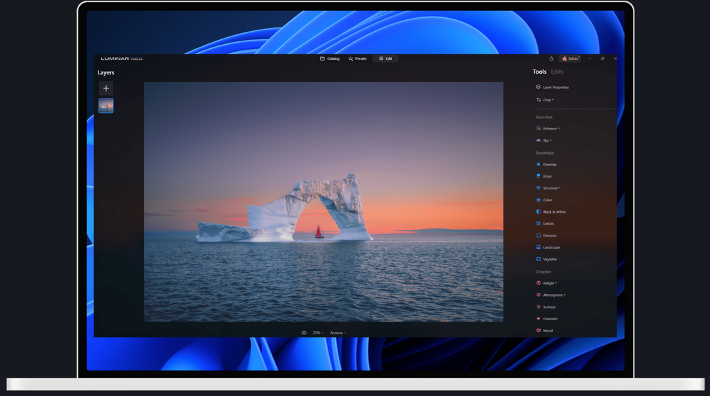 Luminar Neo Lite License Activation Key screenshot 2