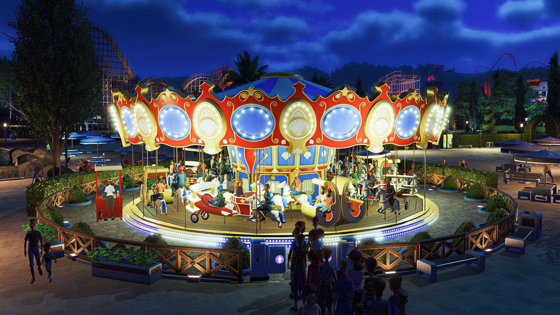 Planet Coaster 2 - Vintage Funfair Ride Pack DLC PC Steam CD Key screenshot 1