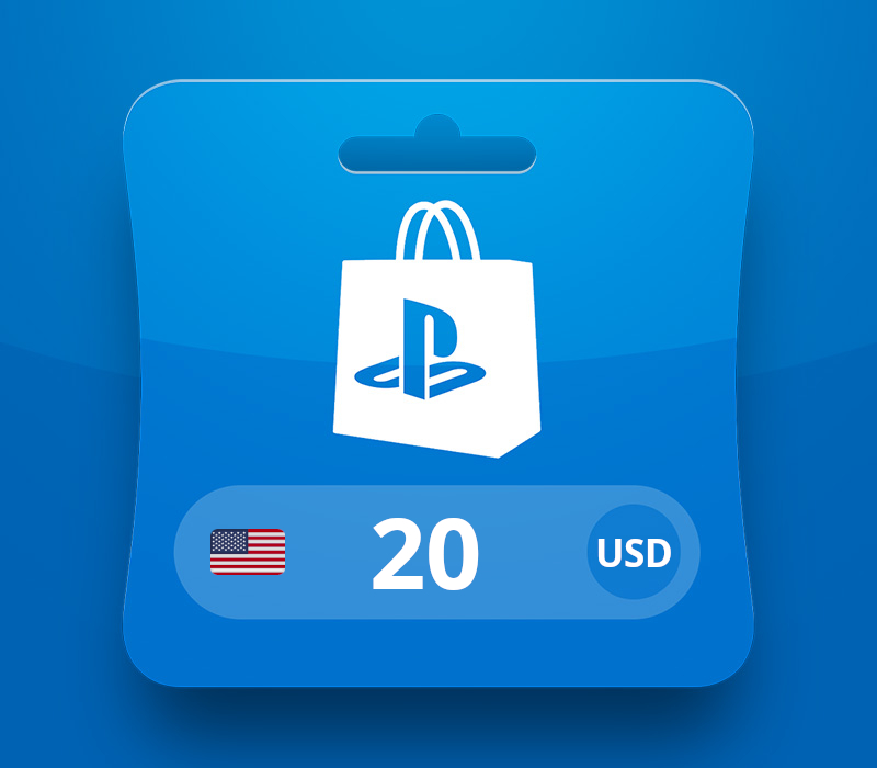 Обкладинка PlayStation Network Card USD 20 Gift Card US