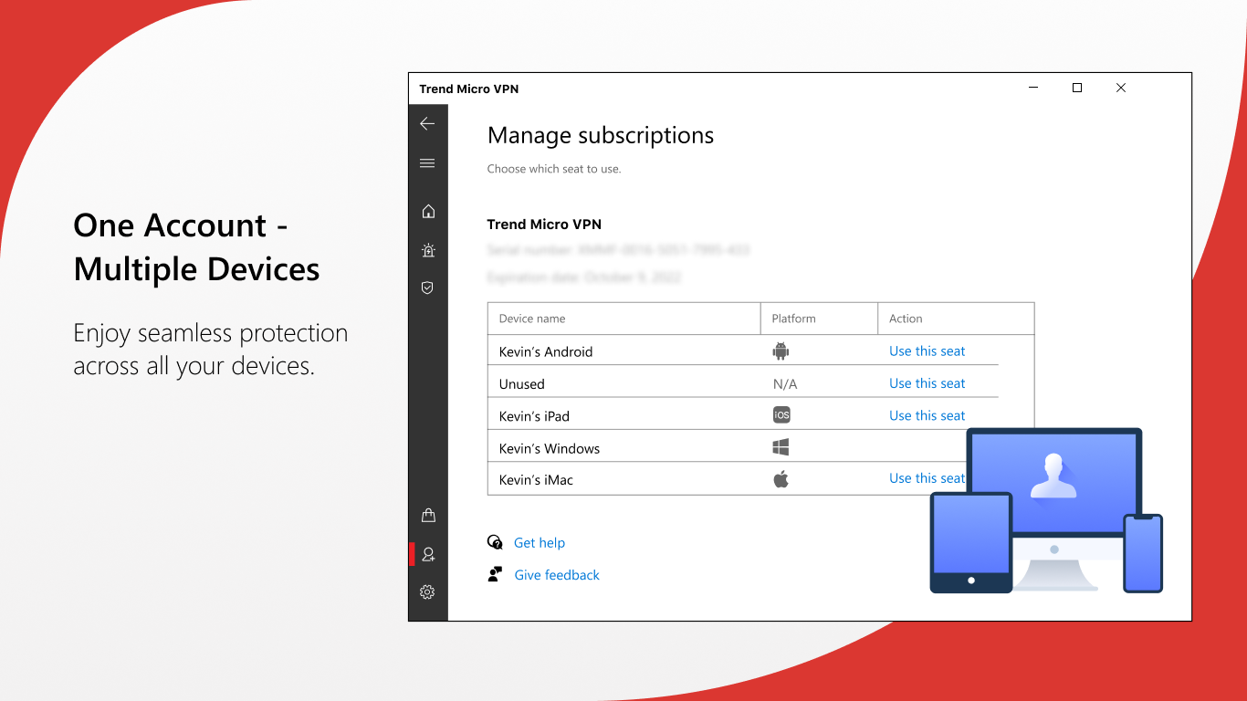 Trend Micro Device Security Pro Key (1 Year / 5 Devices) 스크린샷 1