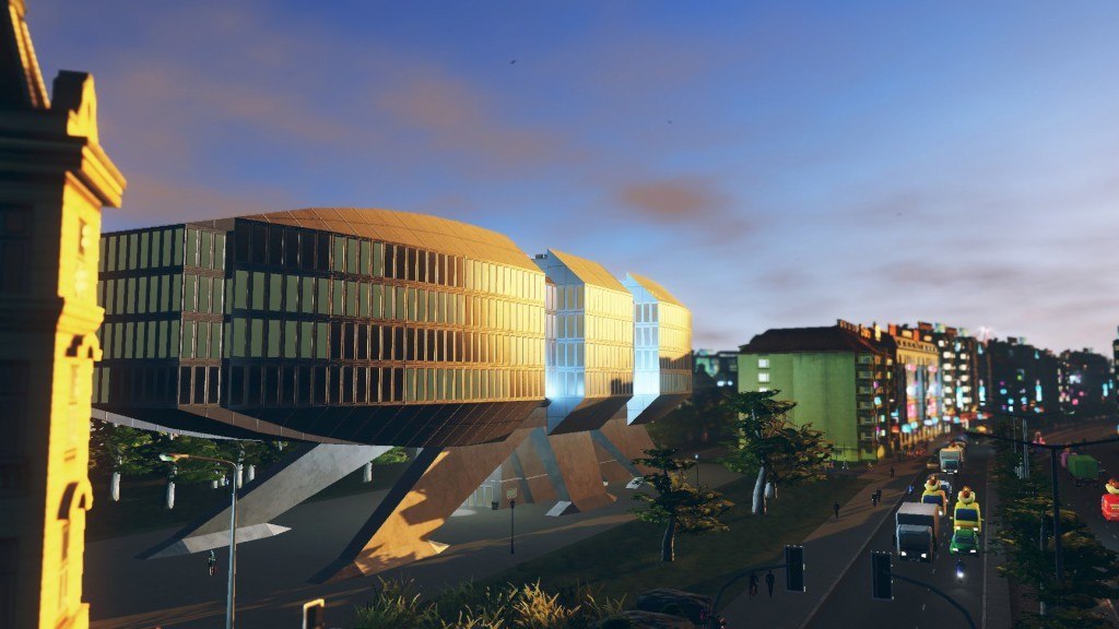 Cities: Skylines - Content Creator Pack: High-Tech Buildings DLC Steam CD Key screenshot 4