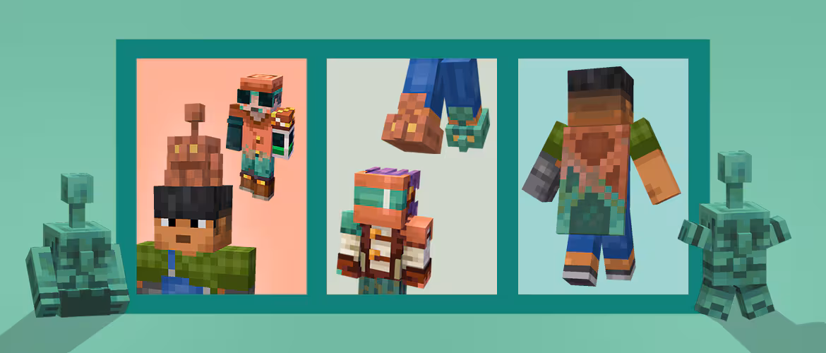 Minecraft - Copper Cape DLC XBOX One / Xbox Series X|S / PC CD Key screenshot 1
