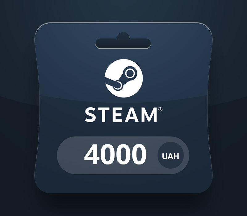 Steam Wallet Card UAH 4000 UA Activation Code cover art