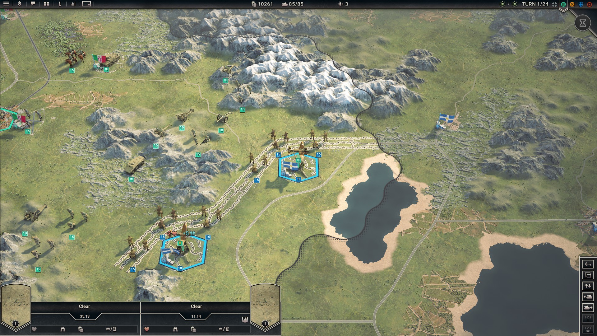 Panzer Corps 2 - Axis Operations 1941 DLC EU PC Steam CD Key screenshot 8