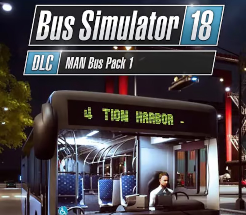 Bus Simulator 18 - MAN Bus Pack 1 DLC PC Steam Altergift cover art