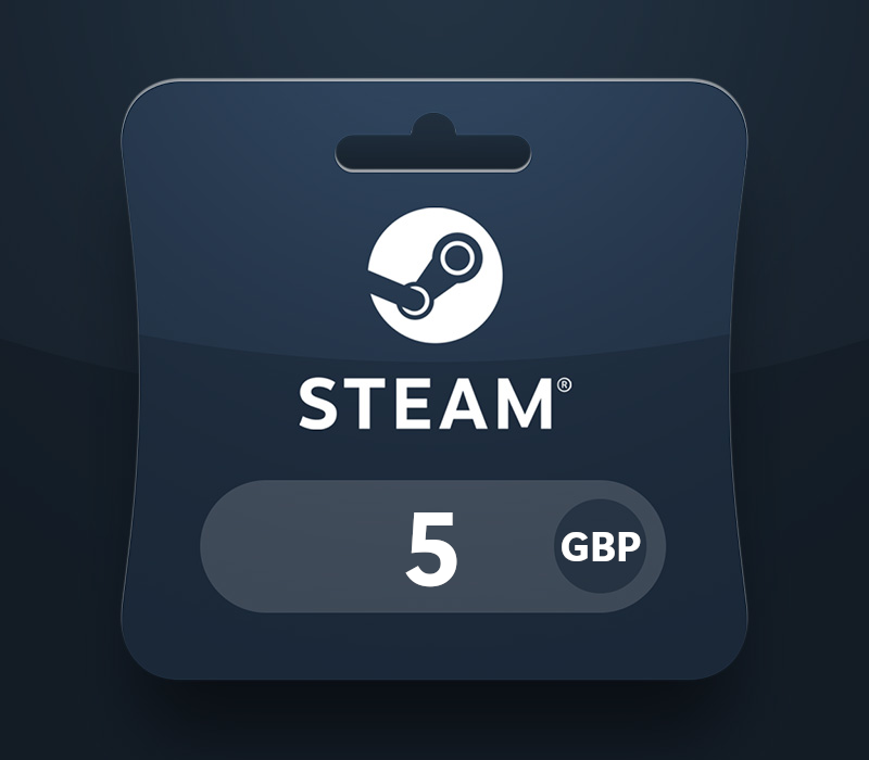 Jaquette de Steam Wallet GBP 5 Gift Card UK 