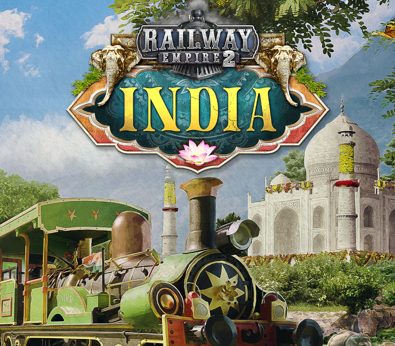 Railway Empire 2 - India DLC PC Steam CD Key cover art