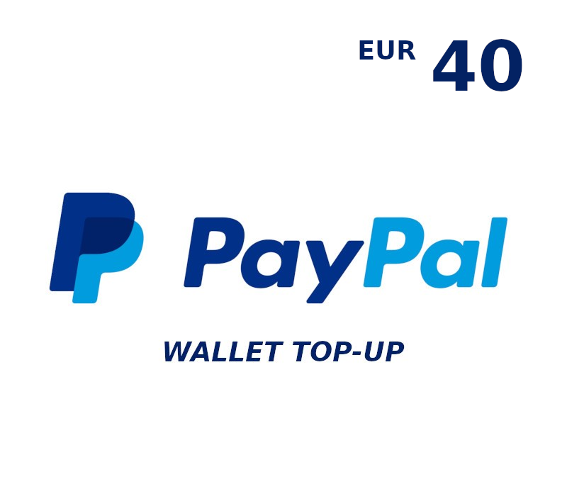 PayPal Wallet 40 EUR Top Up EU cover art