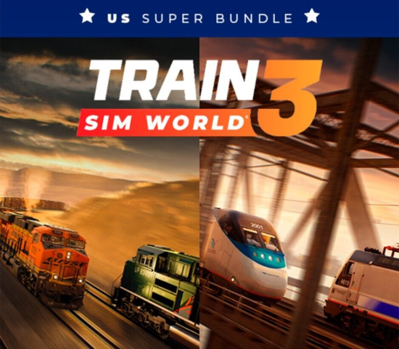 Train Sim World 3 US Super Bundle AR XBOX One / Xbox Series X|S / PC CD Key cover art