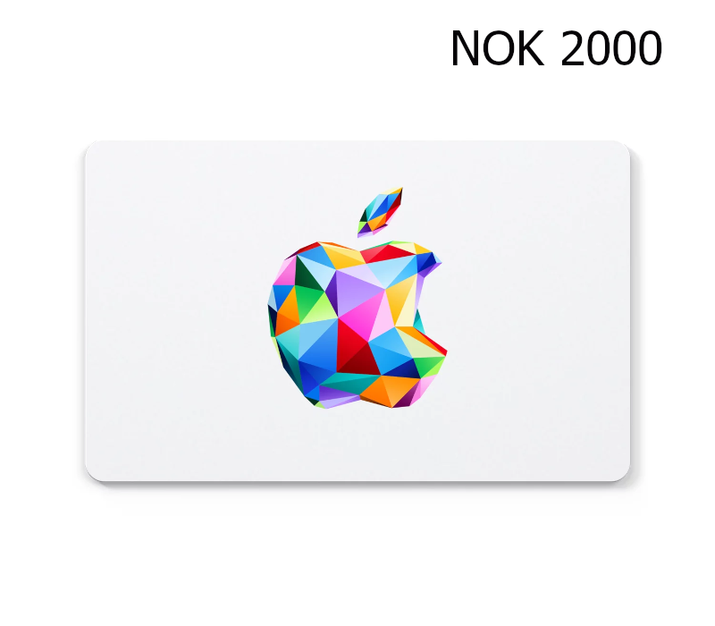 Cover von Apple 2000 NOK Gift Card NO