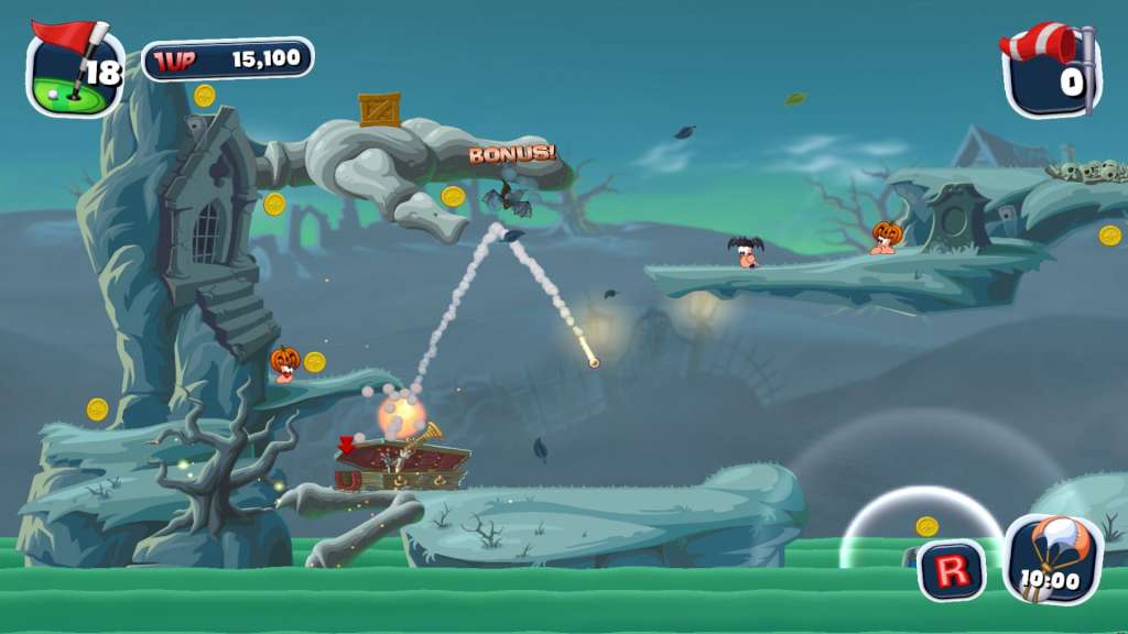 Screenshot 6 di Worms Crazy Golf PC Steam CD Key