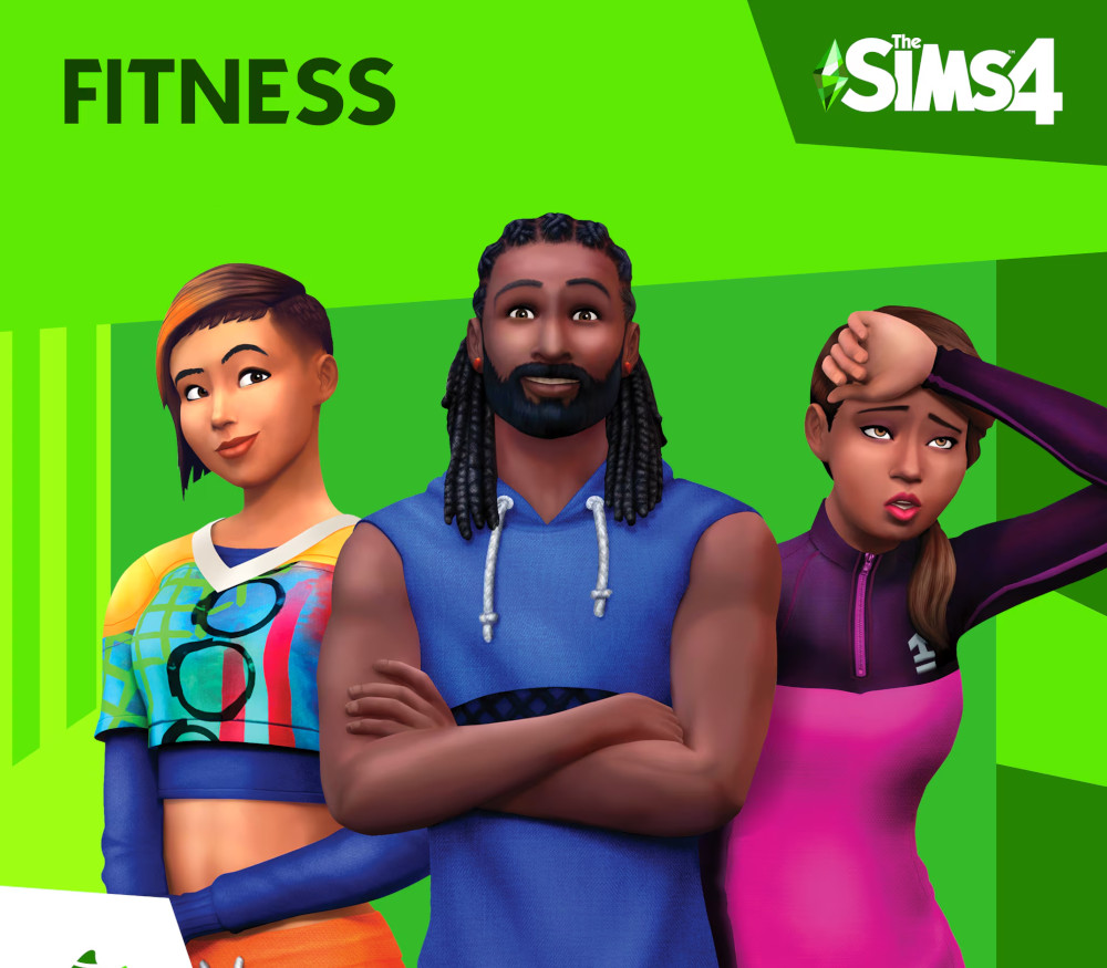 The Sims 4 - Fitness Stuff DLC EU PC EA App CD Key cover art