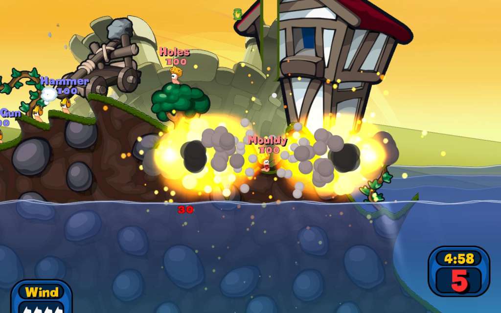 Worms Reloaded - GOTY Upgrade DLC PC Steam CD Key screenshot 5