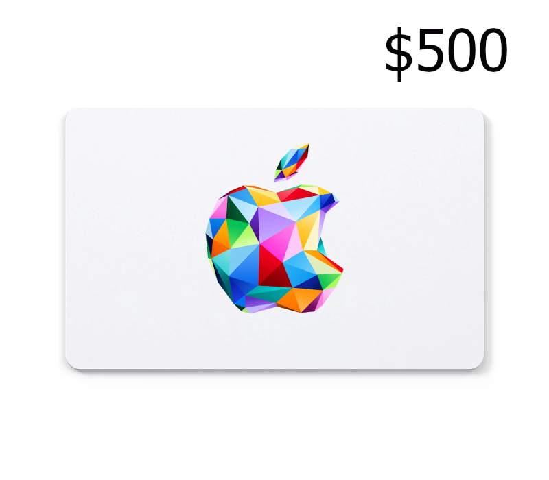 Обложка Apple $500 Gift Card US